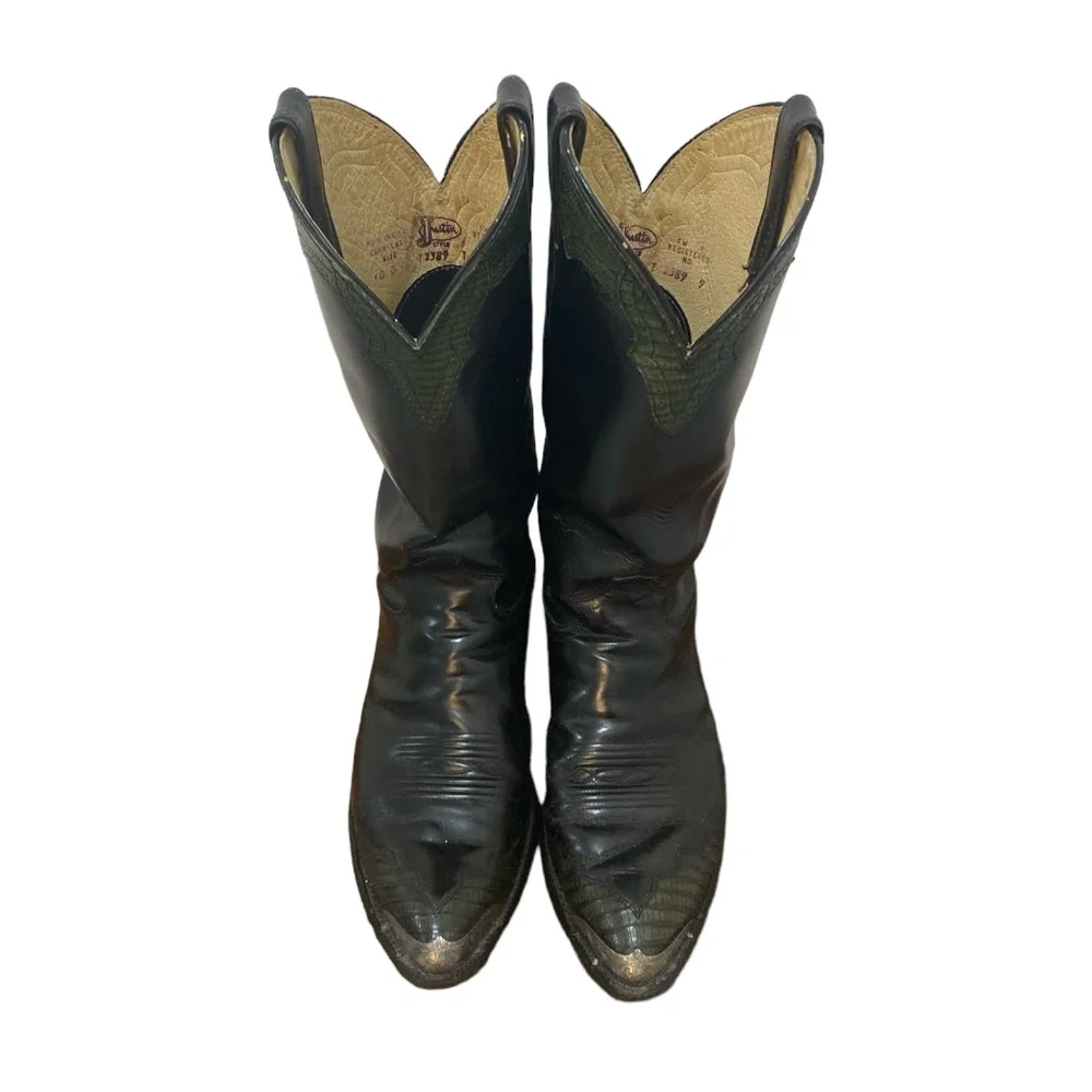 Justin Men's Cowboy Western Boots,‎ Size 10